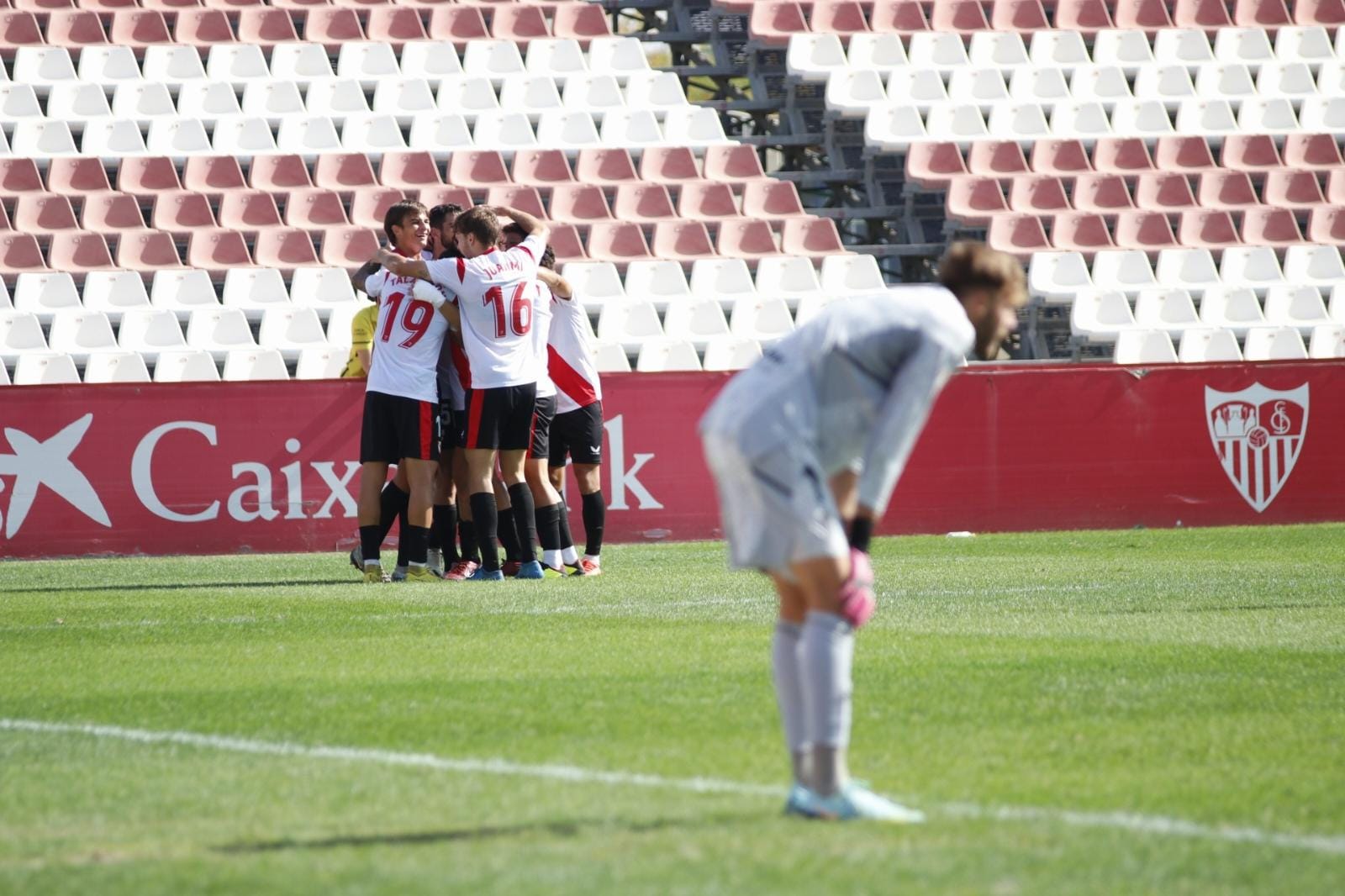 Imagen del Sevilla Atlético frente al Recreativo Granada