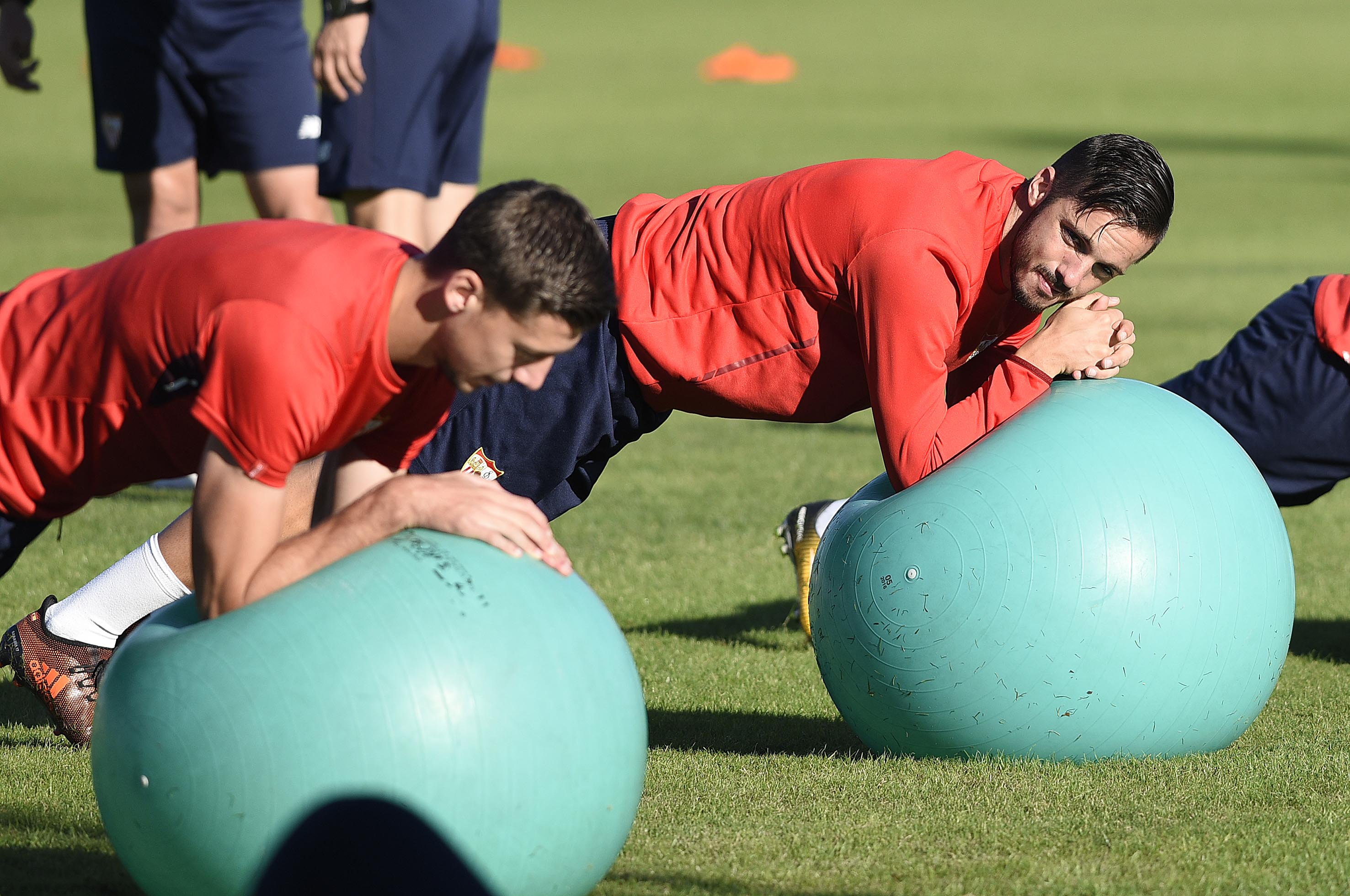 Sevilla FC in training