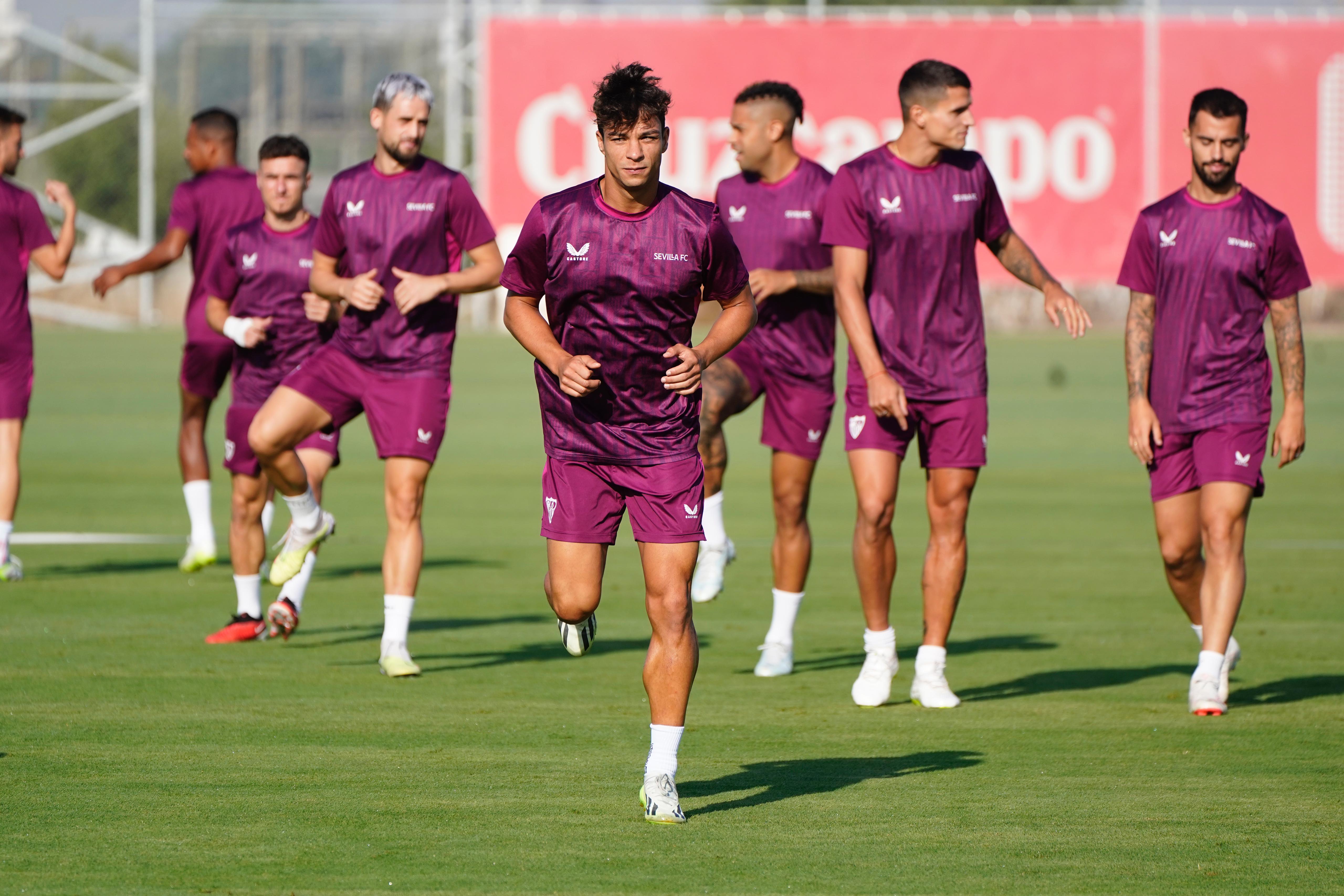 Sevilla FC training, September 8