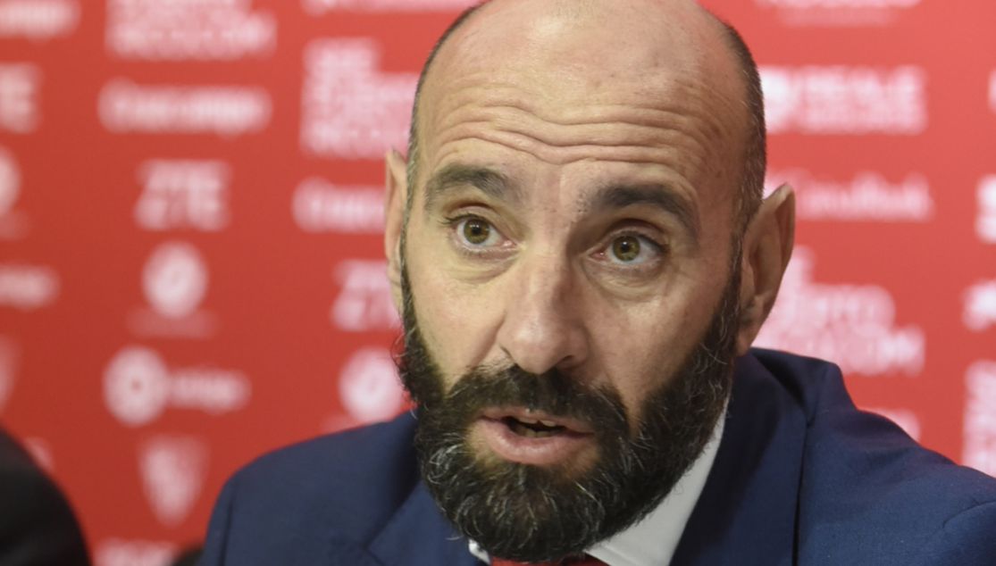 Monchi, en sala de prensa