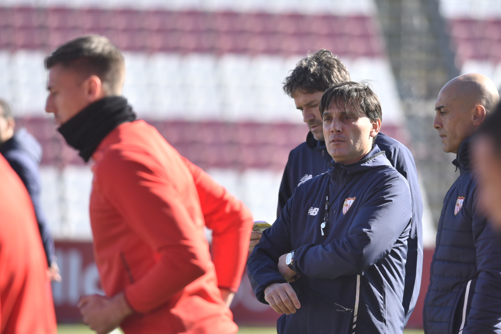 Montella entrena al Sevilla FC en la ciudad deportiva