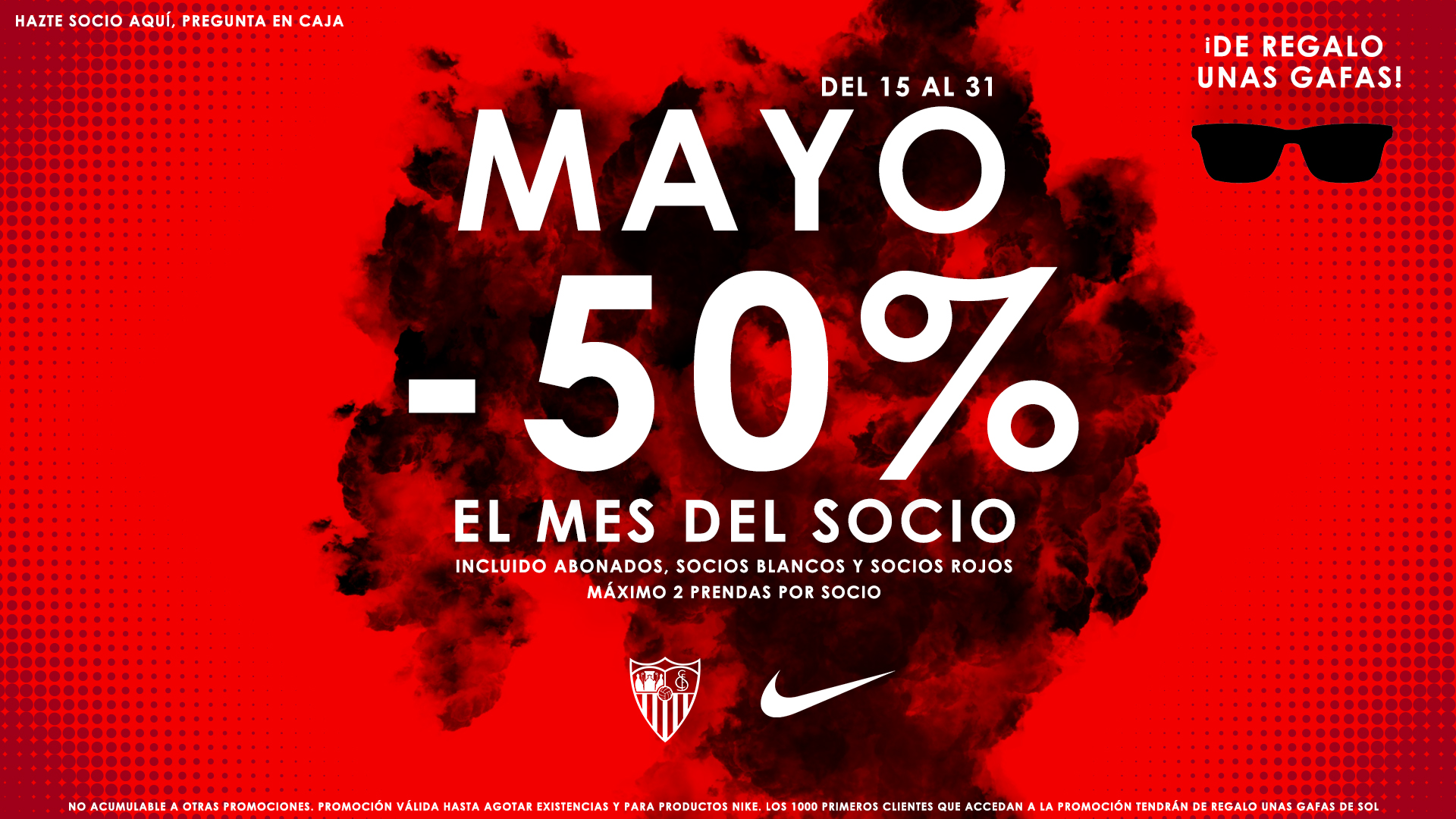 EL 'MES DEL SOCIO' LLEGA A LAS TIENDAS UN 50% DESCUENTO EN LA COLECCIÓN NIKE 18/19 | SEVILLA FC