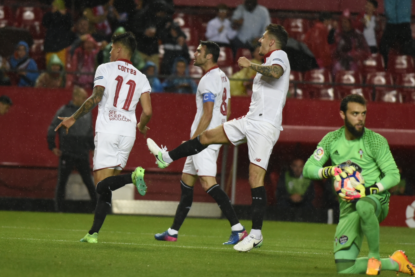 Gol del Sevilla FC ante el Celta