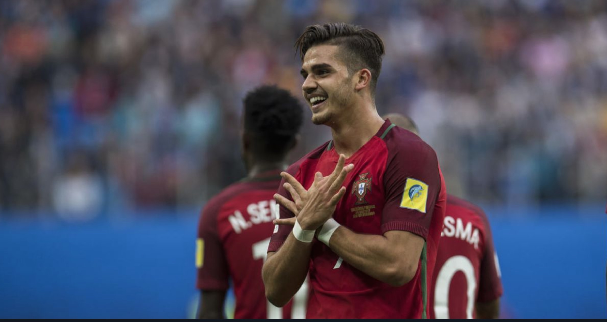 André Silva with Portugal 