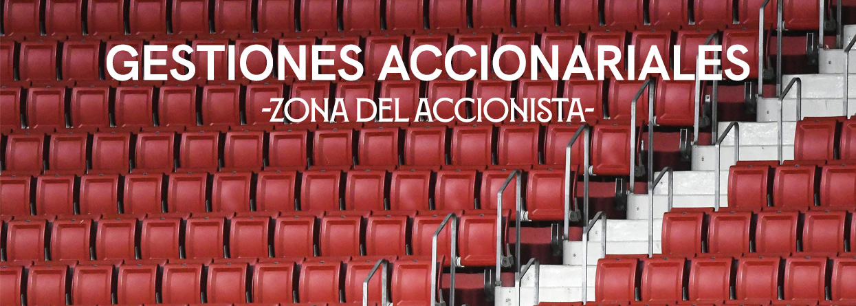 Zona del accionista - Gestiones accionariales