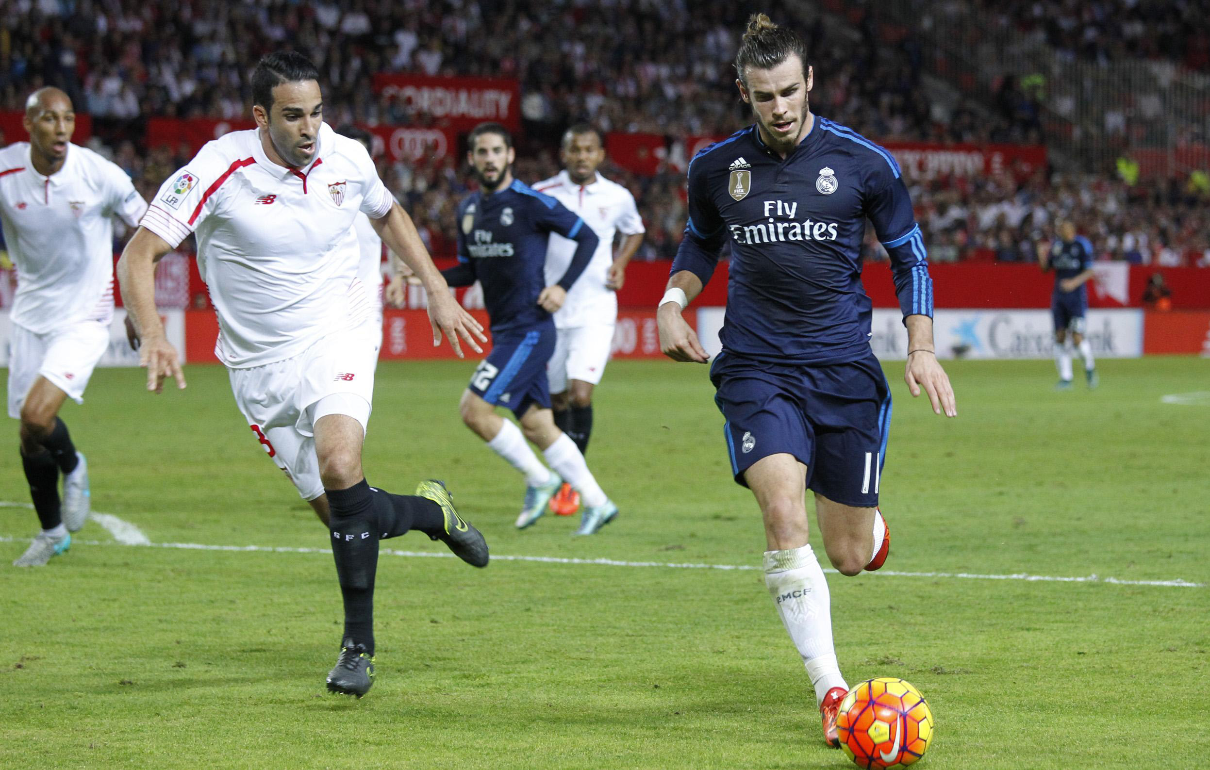 Rami del Sevilla FC y Bale del Real Madrid