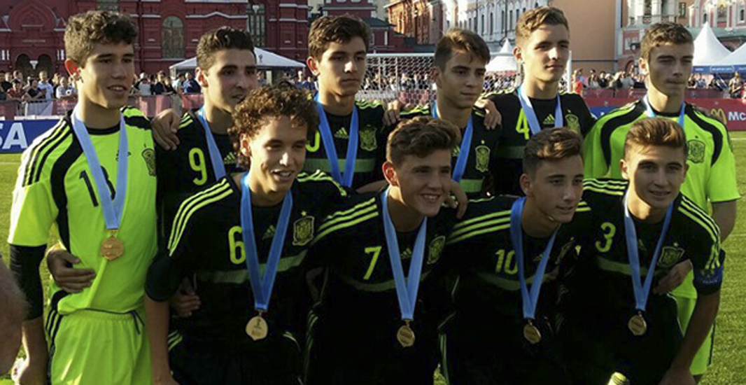 España sub-16 ganadora de un torneo en Rusia