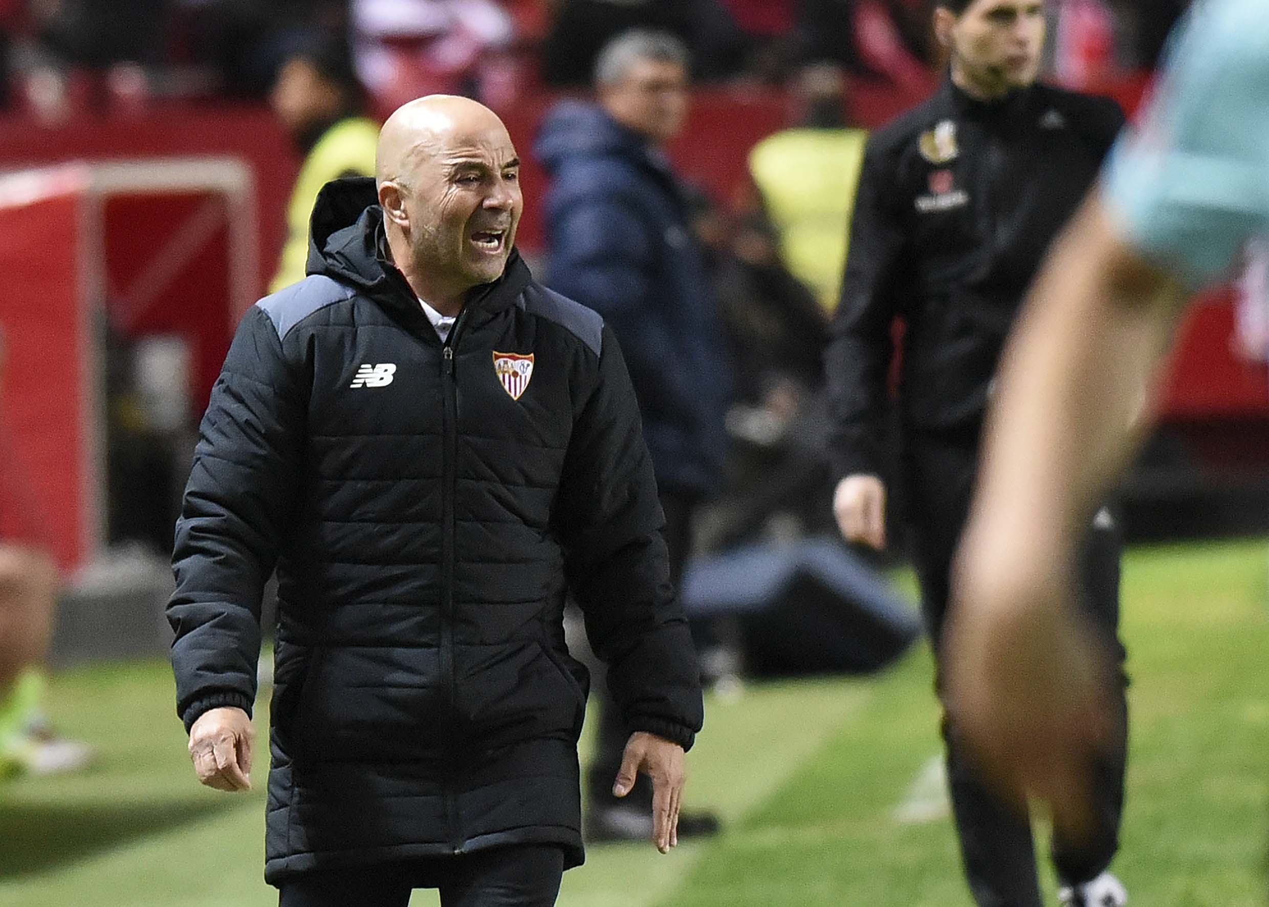 Jorge Sampaoli, entrenador del Sevilla FC