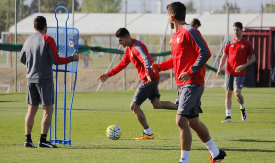 Vitolo ha regresado al trabajo con el Sevilla FC