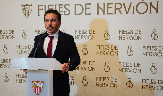 El presidente del Sevilla FC, José María del Nido Carrasco, en el acto Fieles de Nervión.