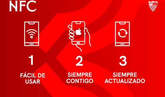 El Sevilla FC implementa en sus abonos el sistema NFC