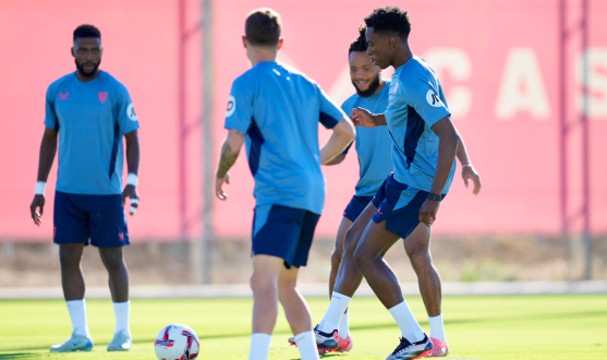 Imagen de Lokonga en el entrenamiento