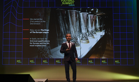 El presidente del Sevilla FC, José María del Nido Carrasco, en el World Football Summit 2023