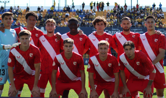 Imagen del filial frente a la AD Alcorcón