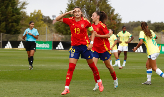 Imagen de Alba Cerrato con la selección sub-17