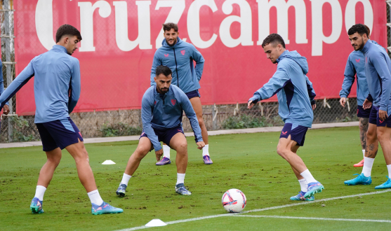 Imagen del entrenamiento del 15 de octubre