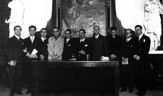 La icónica foto de 1927 con varios de los poetas que marcaron aquella generación.