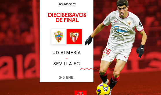 Almería-Sevilla en los octavos de la Copa del Rey