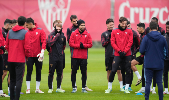 Sesión de jueves previa al duelo frente al RC CELTA 