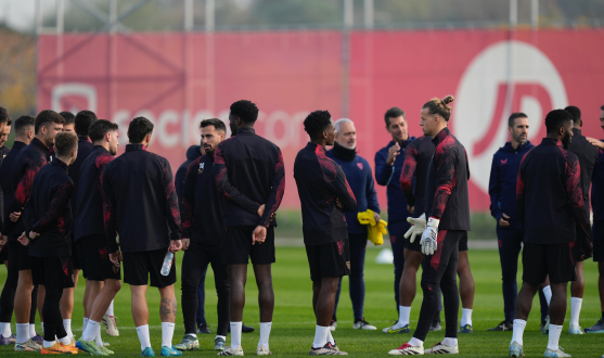 Sesión de jueves previa al duelo frente al Real Madrid 