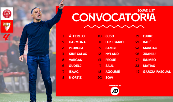 23 convocados para la visita a Montilivi