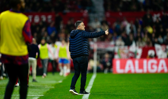 Imagen de García Pimienta frente al RCD Espanyol