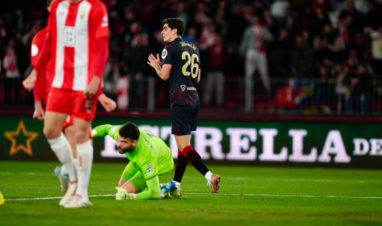 Juanlu del Sevilla FC ante la UD Almería