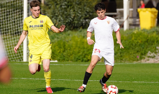 Tomás Méndez, con el Sevilla FC Juvenil A