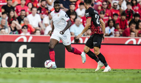 Iheanacho, en un encuentro de la presente temporada