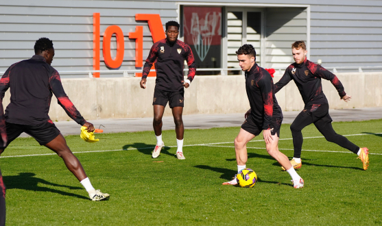 Sesión de jueves previa al duelo frente al FC Barcelona