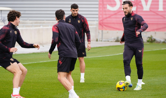 Entrenamiento del sábado en la ciudad deportiva