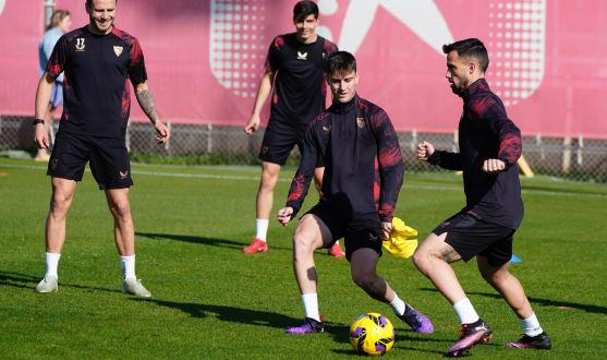 Imagen del entrenamiento del 20 de febrero