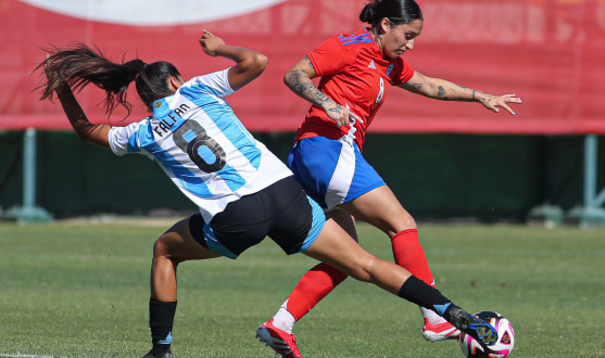 La centrocampista sevillista volvió a ser titular en el segundo encuentro frente a la albiceleste