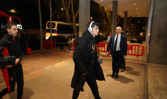 El Sevilla FC ya está en Madrid para afrontar la cita del Rayo