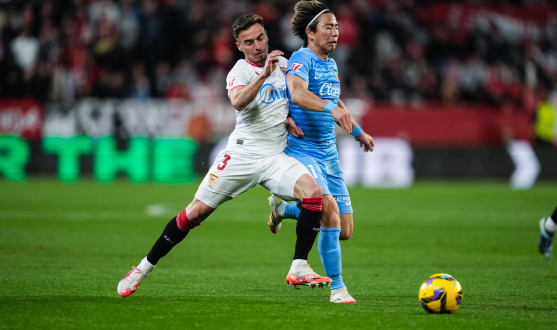 Pedrosa del Sevilla FC ante el RCD Mallorca