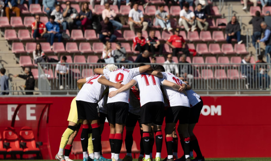 El Sevilla Atlético en el Estadio Jesús Navas