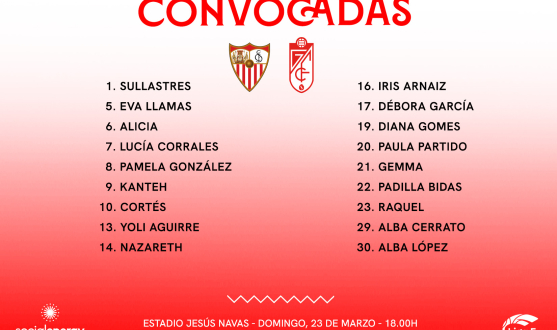 18 convocadas para recibir al Granada CF