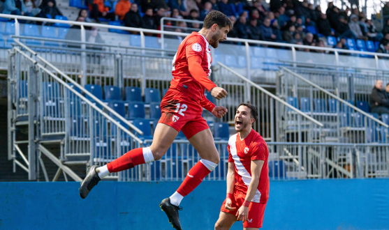 Imagen de García Pascual ante el Fuenlabrada