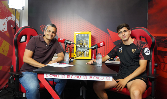 Juanlu, en 'El Cubo', junto a Roberto Arrocha.