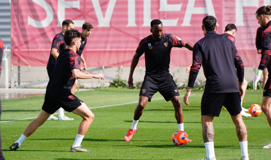 Entrenamiento 1 de mayo Sevilla FC Leganés