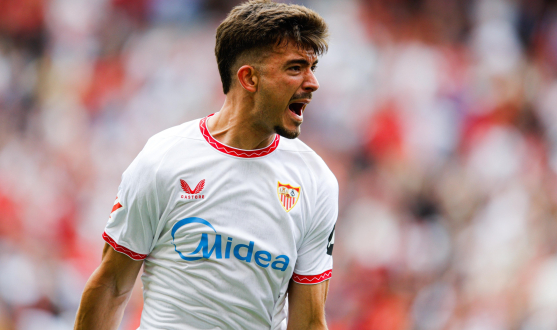 Kike Salas en el encuentro frente al C.D Leganés