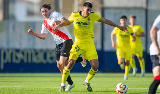 Imagen del partido entre el Sevilla Atlético y el Villarreal CF 'B'