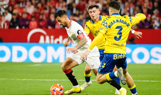 Suso del Sevilla FC ante la UD Las Palmas