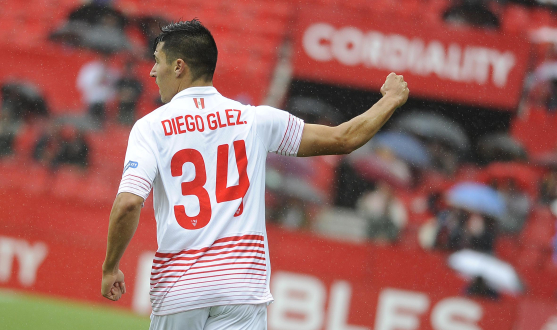 Diego González en el Sevilla FC-Granada CF