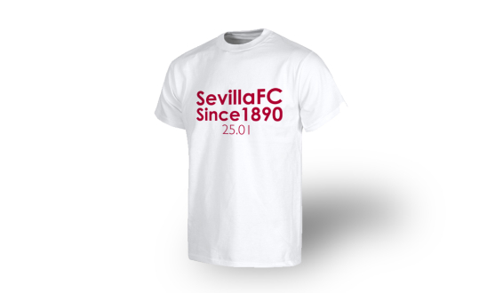 Camiseta con la que saldrá el Sevilla FC al césped del Calderón
