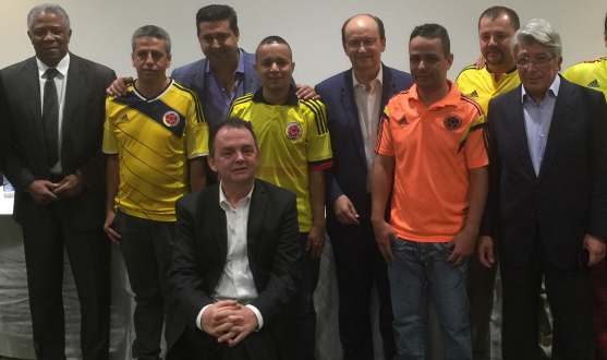 Presentación de las jornadas de fútbol en Medellín