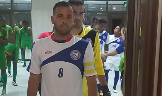 Emmanuel D'Andrea con la selección de Puerto Rico