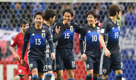 Hiroshi Kiyotake con la selección japonesa