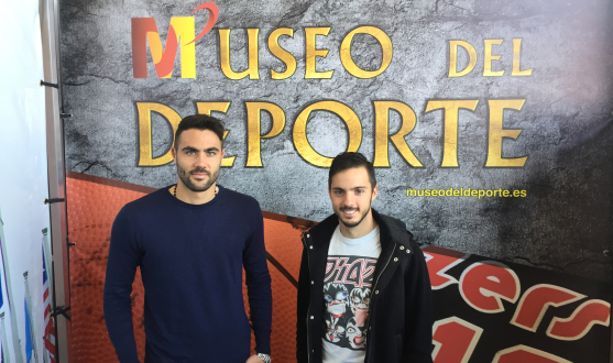 Iborra y Sarabia en el Museo del Deporte