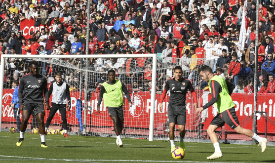 Open training session tomorrow in the Sánchez-Pizjuán